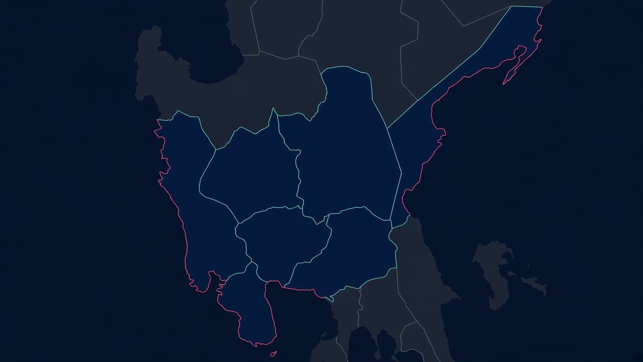 Central Luzon provinces network map